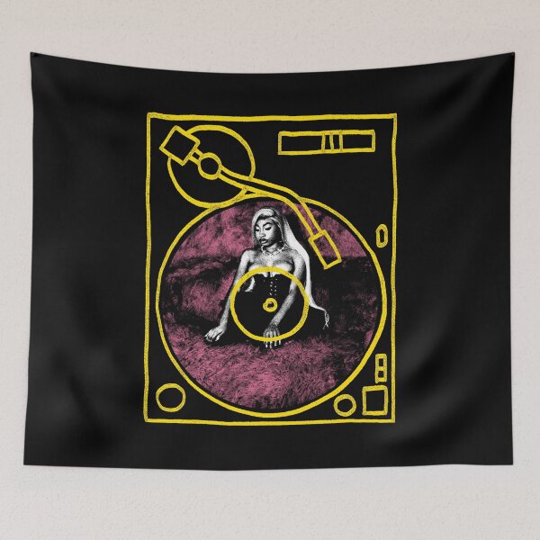 Item preview, Chica música hip hop con estilo de dibujo lineal designed and sold by hulthecreates.