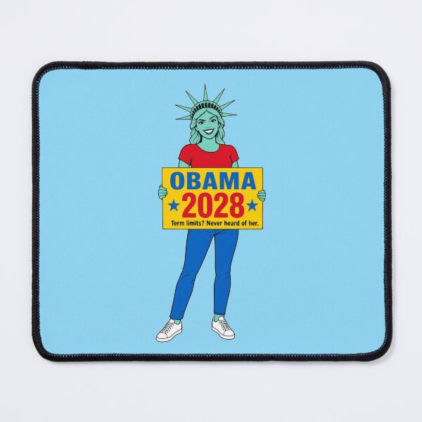 Item preview, Obama 2028 Term Limits Political Satire Pop Art designed and sold by KungPowUnicorn.
