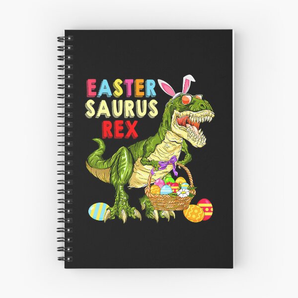 Item preview, Easter Saurus Rex Dinosaur T Rex Bunny Basket Eggs Easter designed and sold by alara-kite.