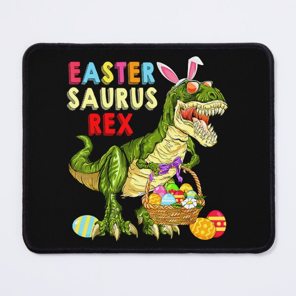 Item preview, Easter Saurus Rex Dinosaur T Rex Bunny Basket Eggs Easter designed and sold by alara-kite.