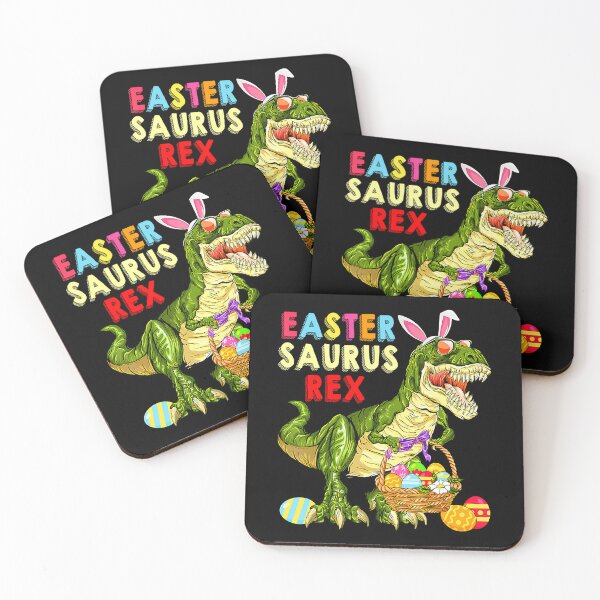 Item preview, Easter Saurus Rex Dinosaur T Rex Bunny Basket Eggs Easter designed and sold by alara-kite.