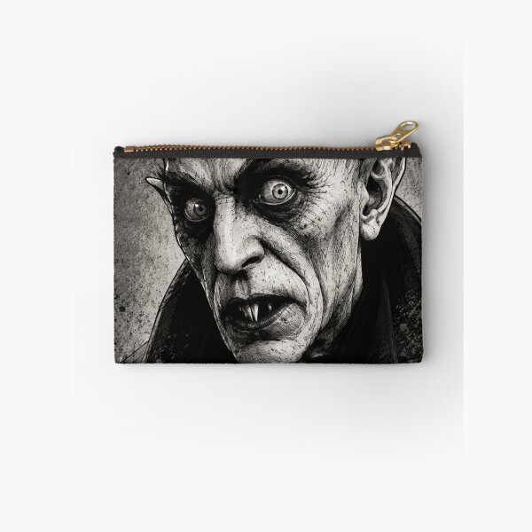 Item preview, Nosferatu Vampire Comic Book Horror Portrait Gothic Black and White Art designed and sold by lapart.
