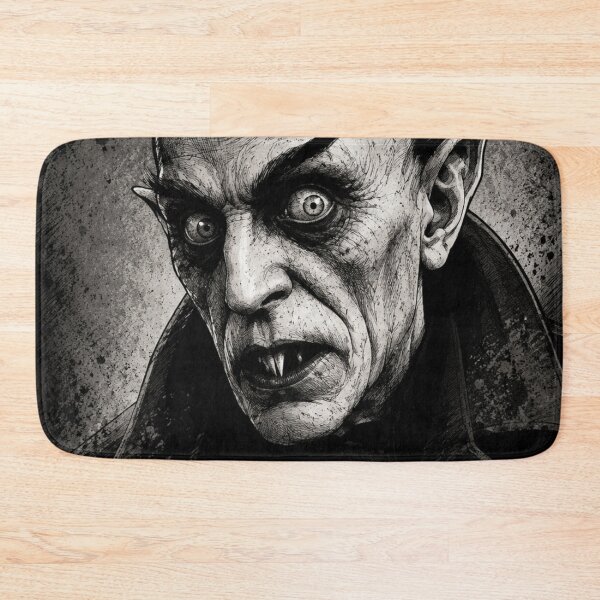 Item preview, Nosferatu Vampire Comic Book Horror Portrait Gothic Black and White Art designed and sold by lapart.