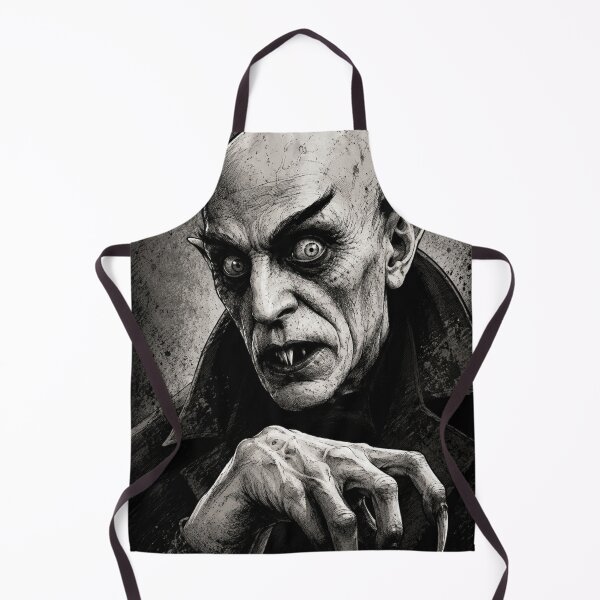 Item preview, Nosferatu Vampire Comic Book Horror Portrait Gothic Black and White Art designed and sold by lapart.