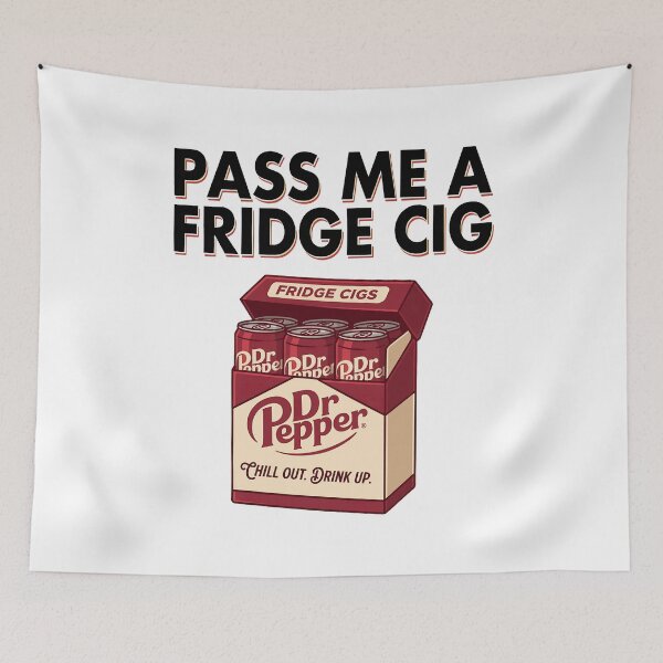 Item preview, Retro Fridge Cigs Soda Graphic  designed and sold by anaCryder.