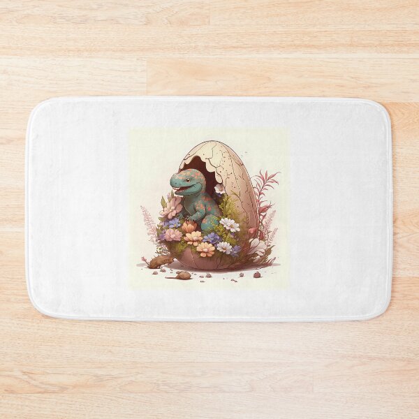 Item preview, Easter Saurus Rex Funny Baby Dinosaur Hatching Egg Flowers  designed and sold by alara-kite.