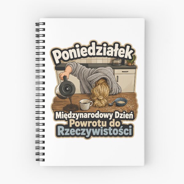 Item preview, Poniedziałek Powrót do Rzeczywistości designed and sold by PRINTIONAL.