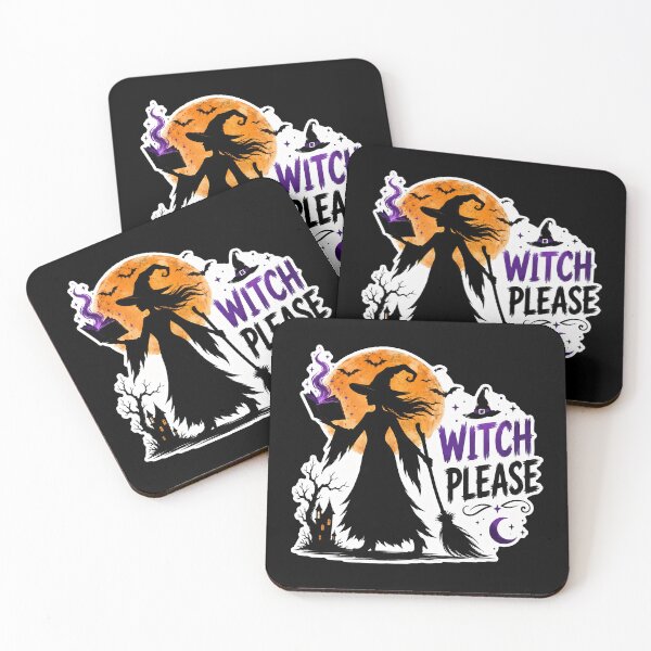 Item preview, Witch Please – Halloween Witch designed and sold by Canvas-Whispers.