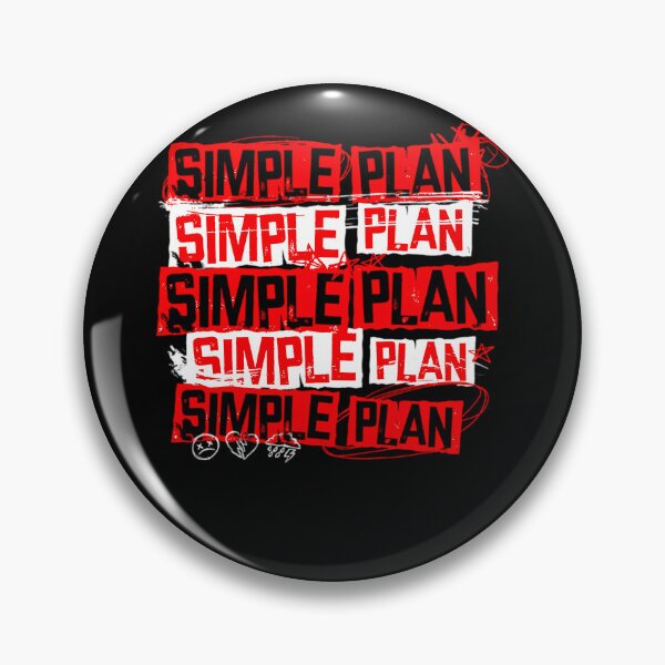 Item preview, Simple Plan Repeating Red White Type Sad Heart designed and sold by SSLIONYT.