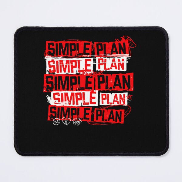 Item preview, Simple Plan Repeating Red White Type Sad Heart designed and sold by SSLIONYT.
