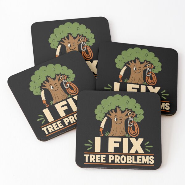 Item preview, I Fix Tree Problems Funny Arborist Tree Care Gift designed and sold by DreamLayerStudio.