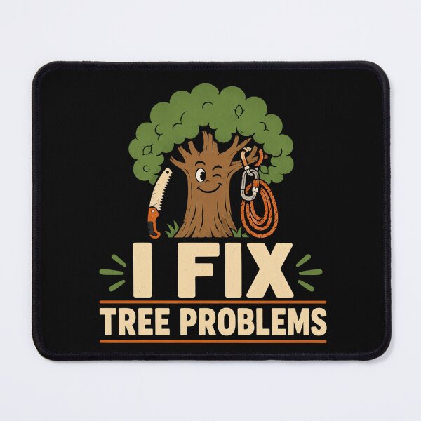 Item preview, I Fix Tree Problems Funny Arborist Tree Care Gift designed and sold by DreamLayerStudio.