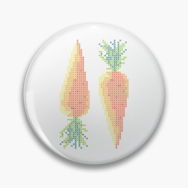 Item preview, Easter Carrot - 16 X 58 Count Color Coded Chart - Pixel Art - Cross Stitch Pattern - Real Stitchable Pattern On T-Shirts Hoodies And Dresses designed and sold by ely-brittaney.