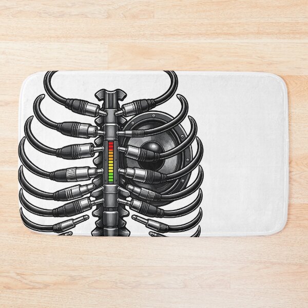 Item preview, Sound Engineer Rib Cage Wired for Sound designed and sold by stmpdwrld.