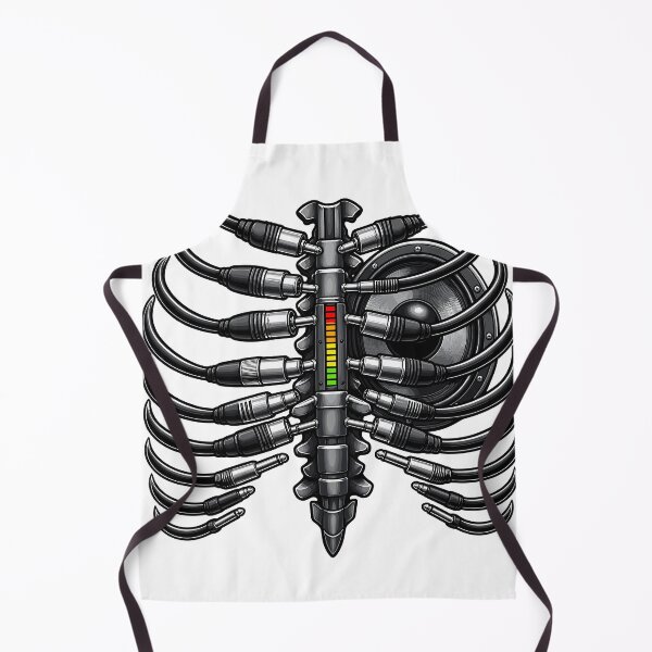 Item preview, Sound Engineer Rib Cage Wired for Sound designed and sold by stmpdwrld.
