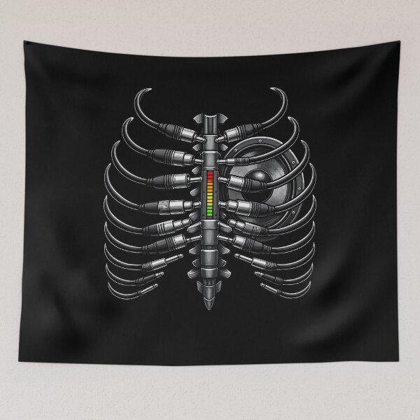 Item preview, Sound Engineer Rib Cage Wired for Sound designed and sold by stmpdwrld.