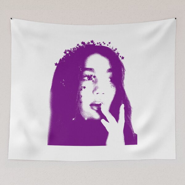 Item preview, Purple Silhouette Indie Folk Singer designed and sold by KirinStudio.
