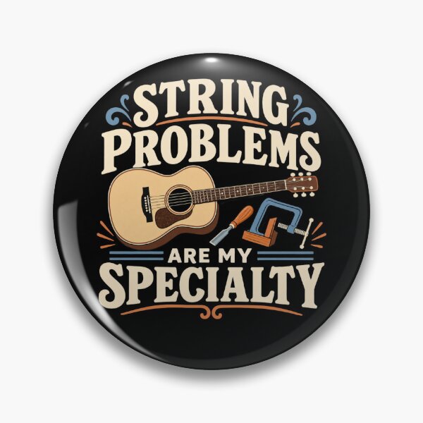Item preview, String Problems Are My Specialty Funny Luthier Gift designed and sold by DreamLayerStudio.