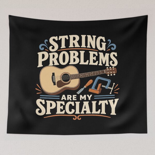 Item preview, String Problems Are My Specialty Funny Luthier Gift designed and sold by DreamLayerStudio.