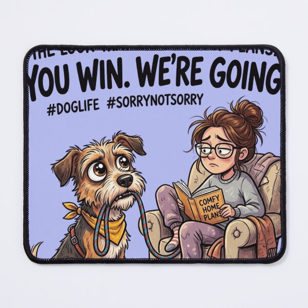 Item preview, Sorry I Have Plans With My Dog – Funny Dog Owner Leash Humor Design designed and sold by RajDeals.