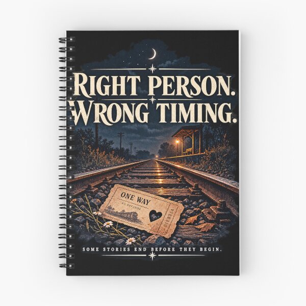 Item preview, Right Person Wrong Timing – Unrequited Love Train Ticket Design designed and sold by GlitchRaven.