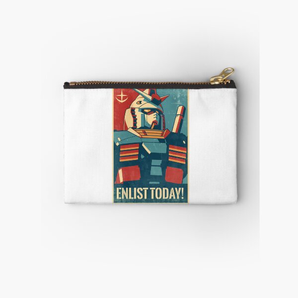 Item preview, Retro Gundam Propaganda Poster designed and sold by stamper-andera.