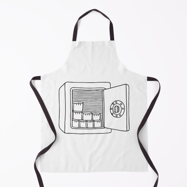 Item preview, Doodle illustration of a vault with compartments visible designed and sold by rasagamastore.