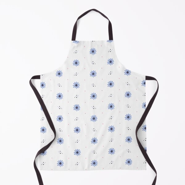 Item preview, Simple Blue Daisy Polka Dot Pattern designed and sold by Zaya_art.