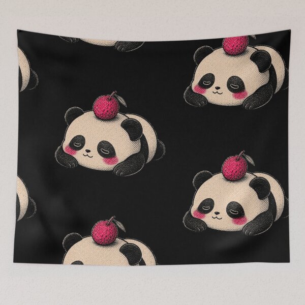 Item preview, Sleeping baby panda  designed and sold by DuliDoodles.