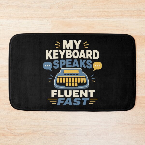 Item preview, My Keyboard Speaks Fluent Fast Funny Stenographer Gift designed and sold by DreamLayerStudio.