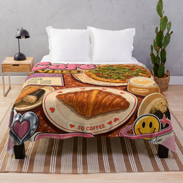 Item preview, Y2K Café Vibes Aesthetic Retro Food Art designed and sold by MuseAI.