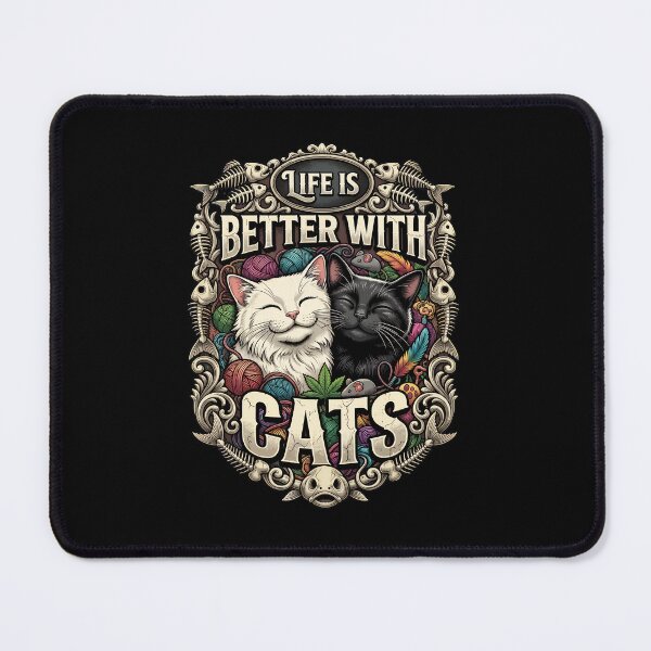 Item preview, Life is Better With Cats Vintage Style designed and sold by SoyLamderma.
