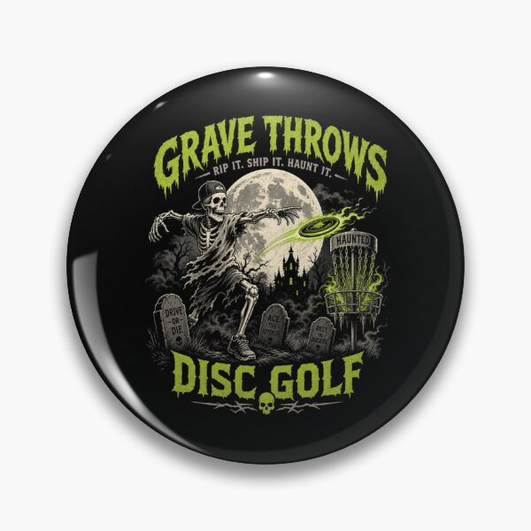 Item preview, Spooky Halloween Disc Golf Club – Funny Disc Golfer Design designed and sold by JansenGS.