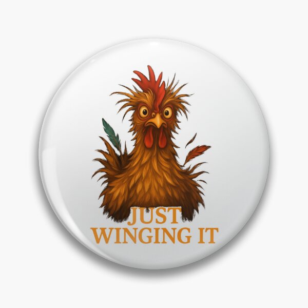 Item preview, Funny Chicken Just Winging It designed and sold by shockley-kashaz.