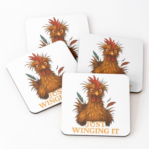 Item preview, Funny Chicken Just Winging It designed and sold by shockley-kashaz.