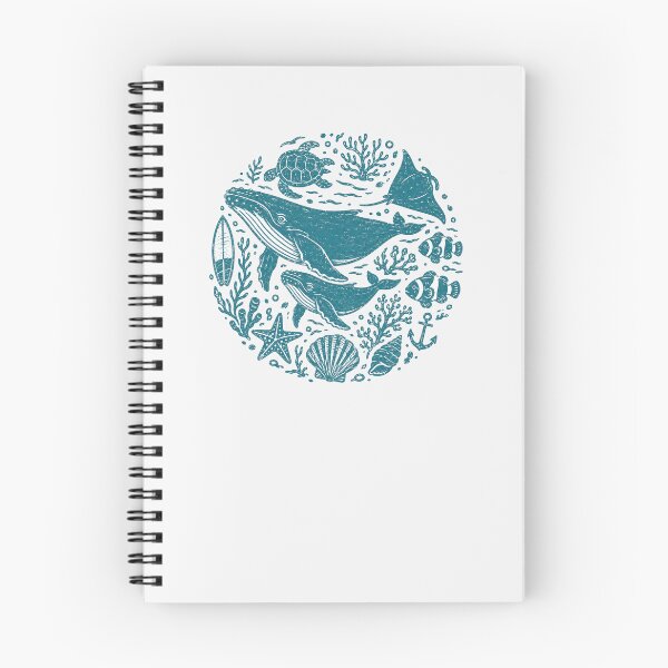 Item preview, Humpback Whale Family Ocean Life Vintage Coastal Great Barrier Reef designed and sold by Yellowriversss.