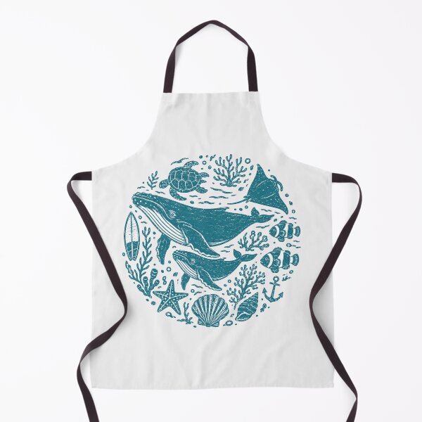 Item preview, Humpback Whale Family Ocean Life Vintage Coastal Great Barrier Reef designed and sold by Yellowriversss.