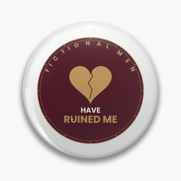 Item preview, Fictional Men Have Ruined Me Funny Book Lover T-Shirt designed and sold by Mega-Shopping.