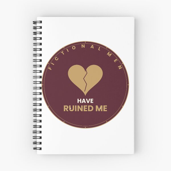 Item preview, Fictional Men Have Ruined Me Funny Book Lover T-Shirt designed and sold by Mega-Shopping.