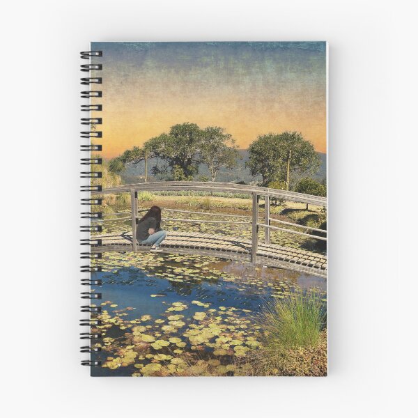Item preview, TRANQUIL SCENE OF WALKING BRIDGE DONE IN MODERN PICTORIALISM STYLE designed and sold by Barbara Jean Photo Art And Design.
