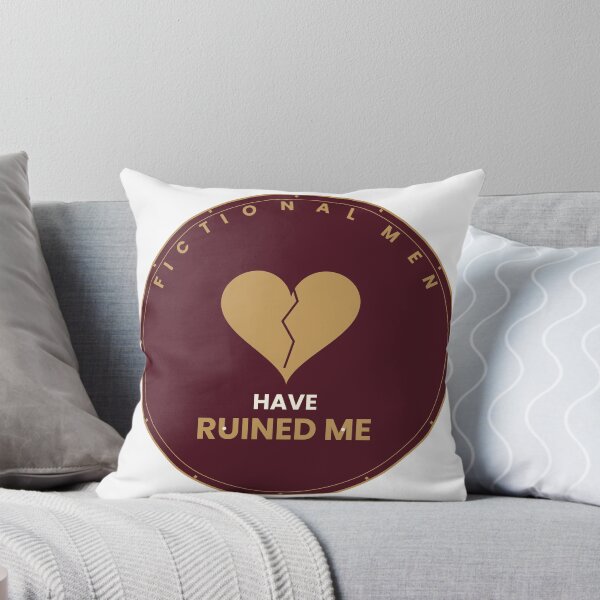 Item preview, Fictional Men Have Ruined Me Funny Book Lover T-Shirt designed and sold by Mega-Shopping.