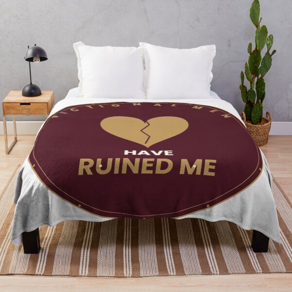Item preview, Fictional Men Have Ruined Me Funny Book Lover T-Shirt designed and sold by Mega-Shopping.