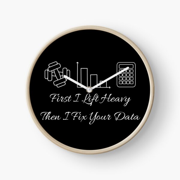 Item preview, First I Lift Heavy Then I Fix Your Data | Funny Gym & Data Analyst. designed and sold by spreadsheetcafe.