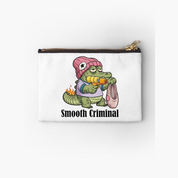 Item preview, Smooth Criminal Crocodile - Funny Cartoon Water Gun Sticker designed and sold by linn-kathline.