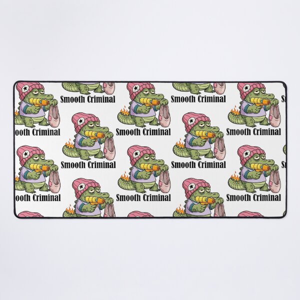 Item preview, Smooth Criminal Crocodile - Funny Cartoon Water Gun Sticker designed and sold by linn-kathline.
