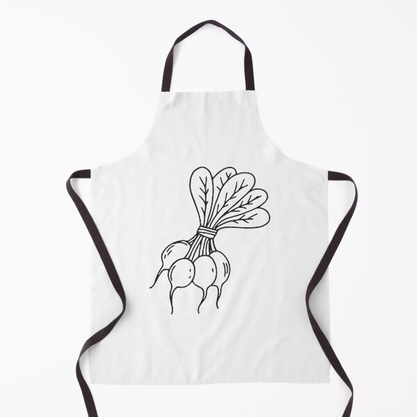 Item preview, Doodle illustration of a bunch of radishes tied together with string designed and sold by rasagamastore.