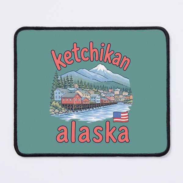 Item preview, Ketchikan Alaska Cute City designed and sold by HowToCanadian.