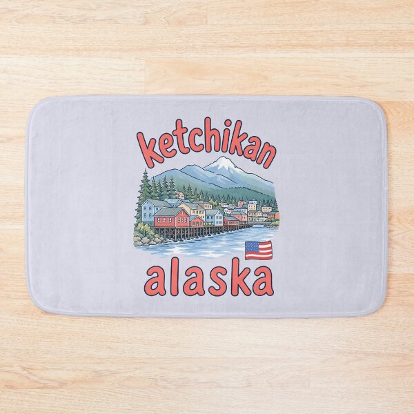 Item preview, Ketchikan Alaska Cute City  designed and sold by HowToCanadian.
