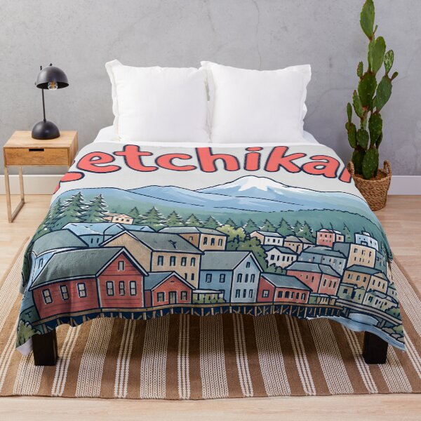 Item preview, Ketchikan Alaska Cute City designed and sold by HowToCanadian.