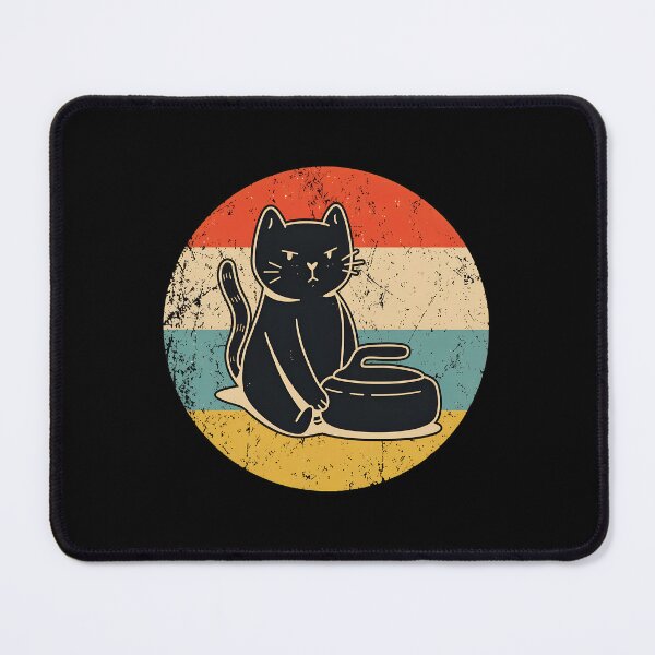 Item preview, Grumpy Cat Curling Vintage Retro T-Shirt designed and sold by SoyLamderma.